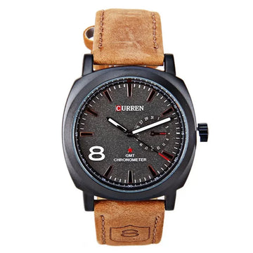 CURRENT BROWN STRAP WATCH